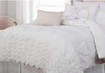 Manoir 6pc Queen White Comforter Set (6229669544116)