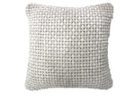 Basket weave Cushion Light Gray (7682056192224)